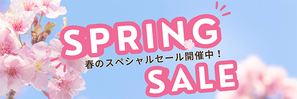 スプリングセールバナー